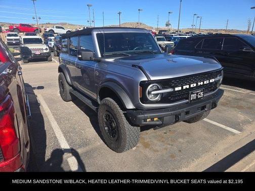 Iconic Silver Metallic 2022 Ford Bronco Wildtrak
