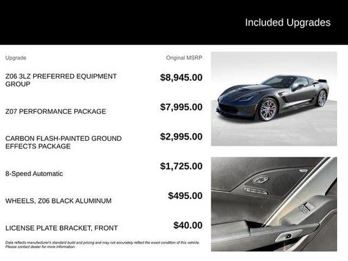 Watkins Glen Gray Metallic 2017 Chevrolet Corvette Z06