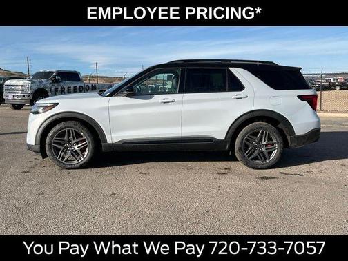 Space White Metallic 2026 Ford Explorer ST