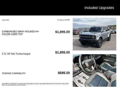 Iconic Silver Metallic 2023 Ford Bronco Outer Banks