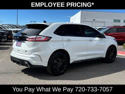 White Metallic 2020 Ford Edge ST