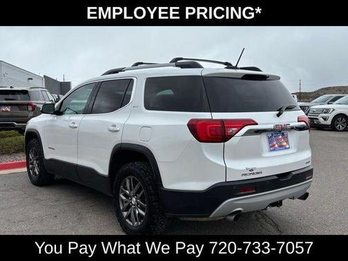 White Frost Tri-Coat 2019 GMC Acadia SLT-1