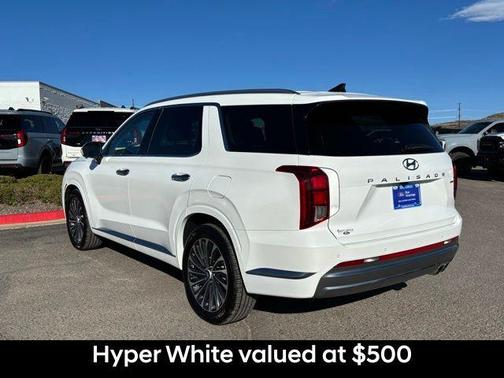 Hyper White 2025 Hyundai PALISADE Calligraphy