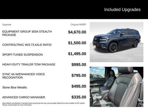 Blue Metallic 2024 Ford Expedition Limited