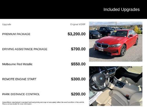 Melbourne Red Metallic 2021 BMW 330 i xDrive