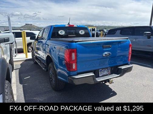 Blue Metallic 2021 Ford Ranger Lariat