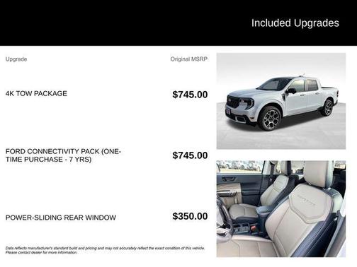 Space White Metallic 2026 Ford Maverick Lariat