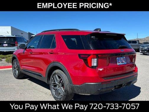 Rapid Red Metallic Tinted Clearcoat 2026 Ford Explorer ST-Line