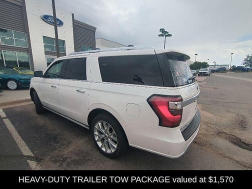 White Platinum Tri-Coat Metallic 2018 Ford Expedition Max Platinum