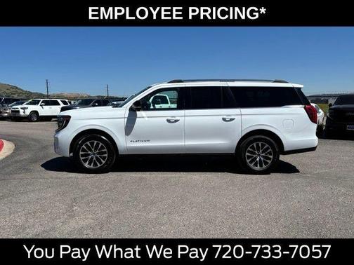 Oxford White 2025 Ford Expedition Max Platinum