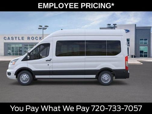 Oxford White 2025 Ford Transit-350 XLT