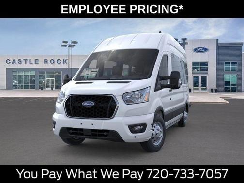 Oxford White 2025 Ford Transit-350 XLT