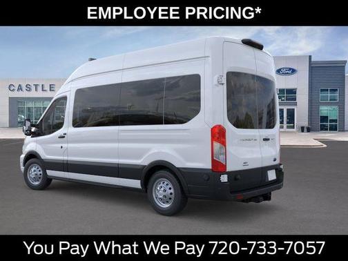 Oxford White 2025 Ford Transit-350 XLT