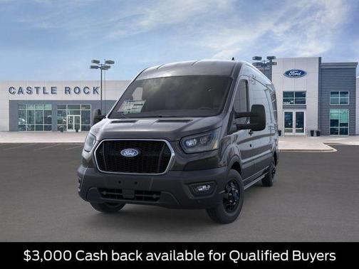 Agate Black Metallic 2026 Ford Transit-250 148 WB Medium Roof Cargo