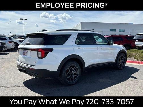 White Metallic 2026 Ford Explorer ST