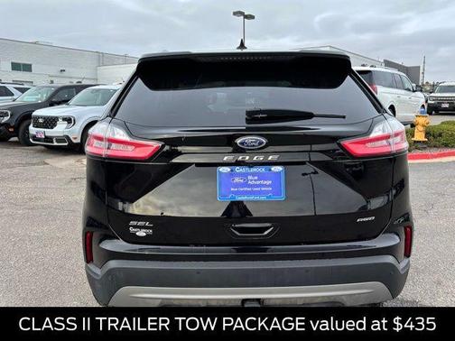 Agate Black Metallic 2024 Ford Edge SEL