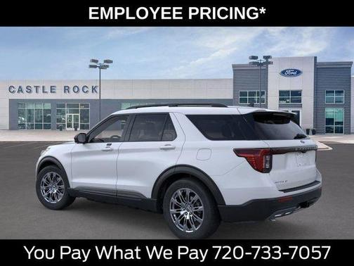 Space White Metallic 2026 Ford Explorer Active