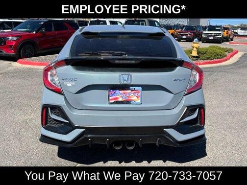 Sonic Gray Pearl 2021 Honda Civic Sport