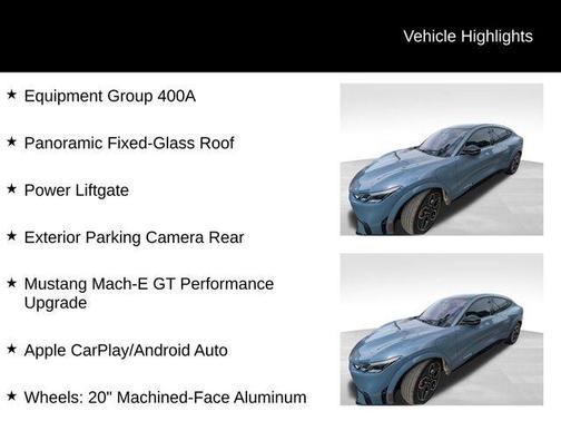 Vapor Blue 2024 Ford Mustang Mach-E GT