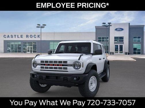 White 2026 Ford Bronco Heritage Edition