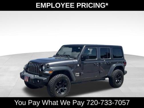 Granite Crystal Clearcoat Metallic 2018 Jeep Wrangler Unlimited Sport