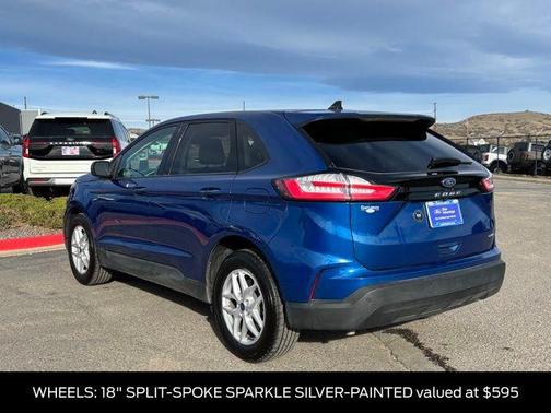 Blue 2021 Ford Edge SE