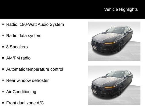 Crystal Black Pearl 2023 Honda Accord Hybrid Sport
