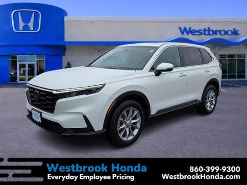 Platinum White Pearl 2025 Honda CR-V EX-L AWD
