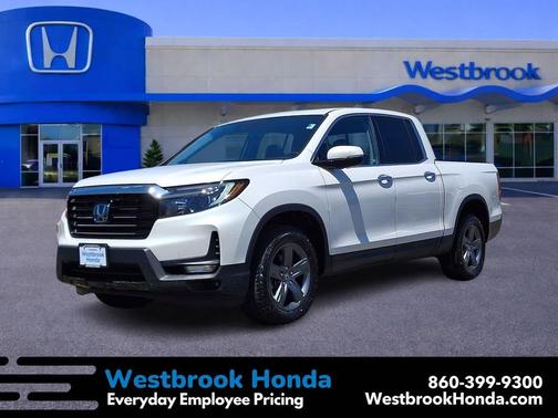Platinum White Pearl 2023 Honda Ridgeline RTL-E