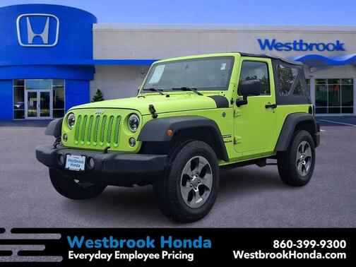 Hypergreen Clearcoat 2017 Jeep Wrangler Sport
