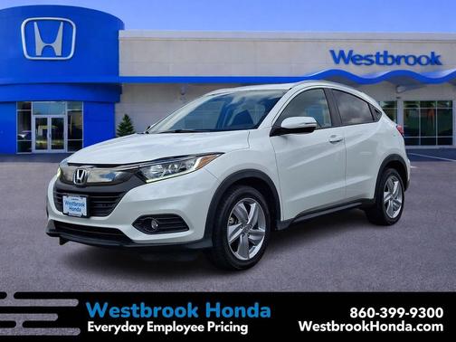 Platinum White Pearl 2019 Honda HR-V EX-L