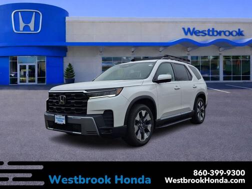 Platinum White Pearl 2026 Honda Pilot Elite