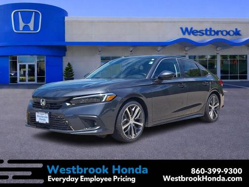 Meteorite Gray Metallic 2022 Honda Civic Touring