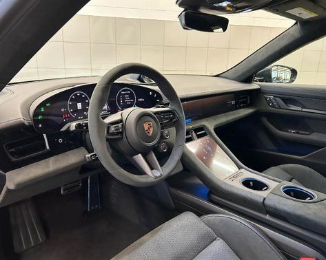 Gray 2026 Porsche Taycan GTS