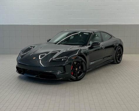 Gray 2026 Porsche Taycan GTS