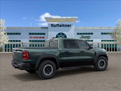 Serrano Green Metallic 2026 RAM 1500 RHO Crew Cab 4x4 5'7' Box