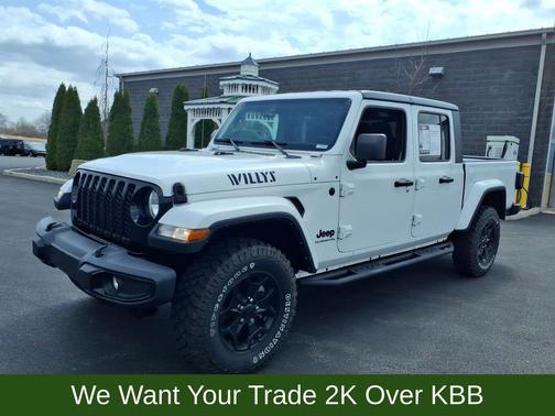 Bright White Clearcoat 2022 Jeep Gladiator Willys 4x4