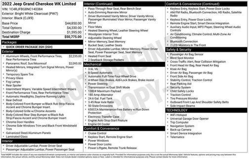 2022 Jeep Grand Cherokee Limited