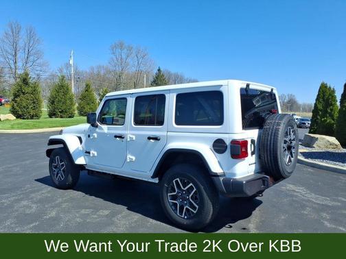 Bright White Clearcoat 2026 Jeep Wrangler 4-Door Sahara 4x4