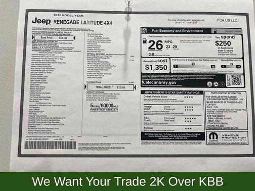 2022 Jeep Renegade Latitude