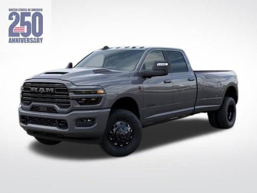 Ceramic Gray Clearcoat 2026 RAM 3500 Laramie Crew Cab 4x4 8' Box