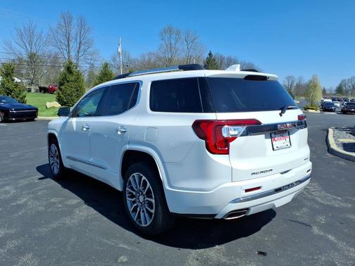 White Frost Tricoat 2023 GMC Acadia Denali