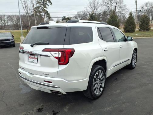 White Frost Tricoat 2023 GMC Acadia Denali
