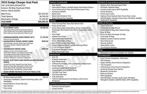 2023 Dodge Charger R/T Scat Pack