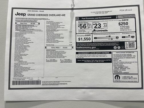 2023 Jeep Grand Cherokee 4xe Overland