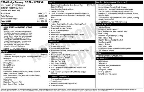 2026 Dodge Durango GT Plus