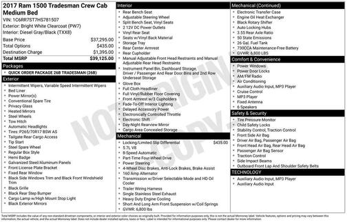 2017 RAM 1500 Tradesman