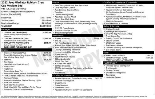 Snazzberry Pearlcoat 2022 Jeep Gladiator Rubicon