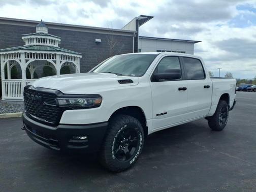 Bright White Clearcoat 2026 RAM 1500 Warlock Crew Cab 4x4 5'7' Box