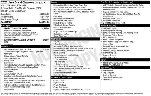 2025 Jeep Grand Cherokee Laredo